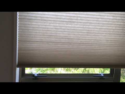 Automated cellular honeycomb blinds