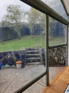 Clear PVC Ziptrak screen in Glen Eden