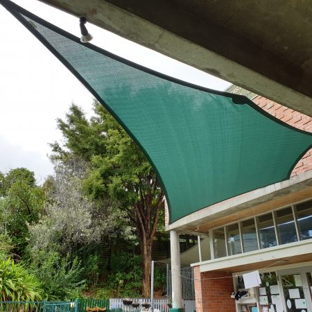 Shadetec shade sail in Devonport