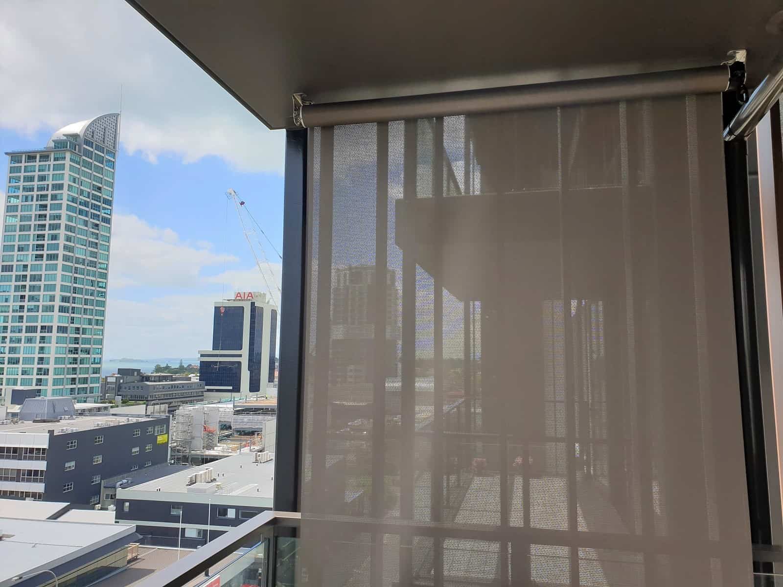 Mesh Fabric Cafe Screen Takapuna Cafe Blinds NZ Patio Blinds NZ