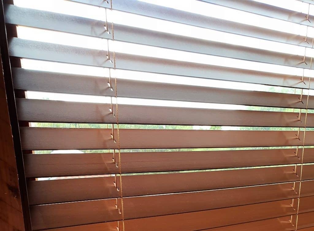 Cedar Venetian Blinds in Matakana