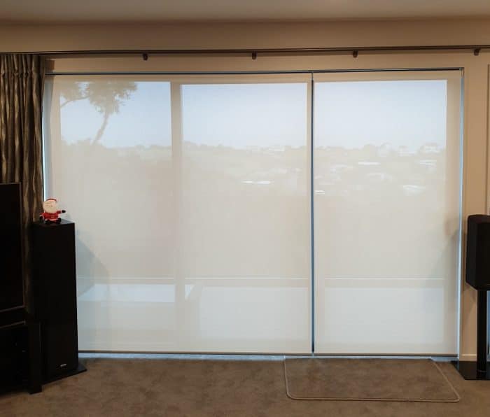 Sunscreen roller blinds in Whangaparaoa Seethrough Roller Blinds SG