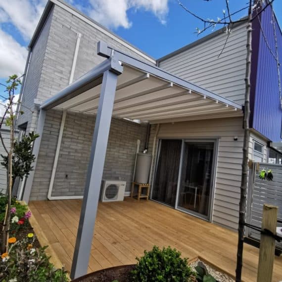 Omega Pergola Retractable Roof in Stonefields