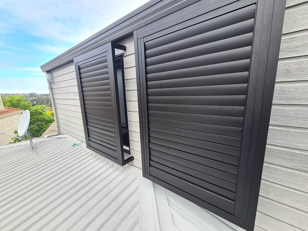 Outdoor shutters in Remuera