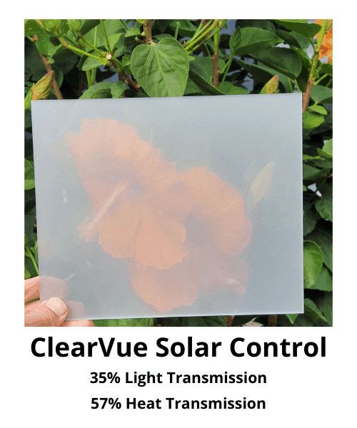 ClearVue Solar Control panel