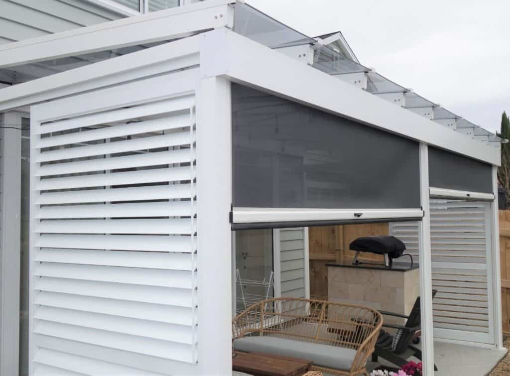 Bermuda 2000 aluminium shutters in East Auckland