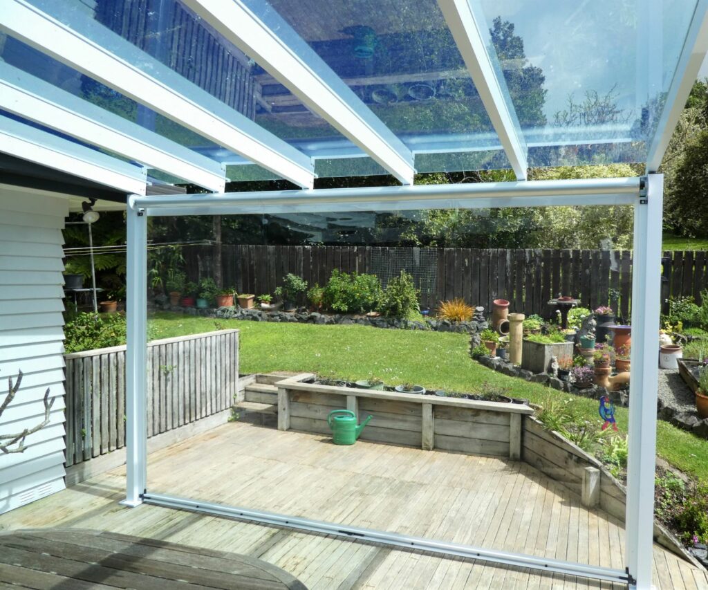 Blue Breeze ClearVue pergola in Warkworth