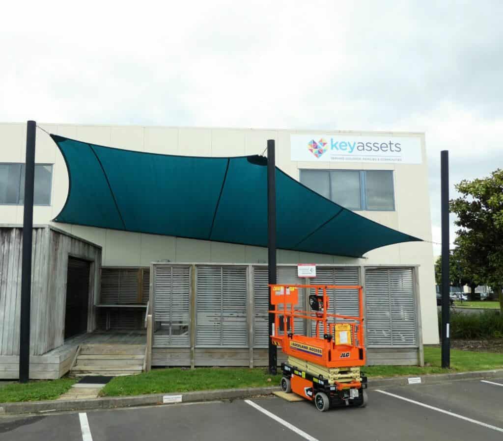 Shade sail in Auckland