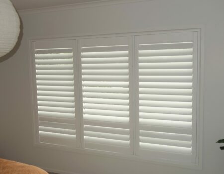 PVC shutters - bedroom