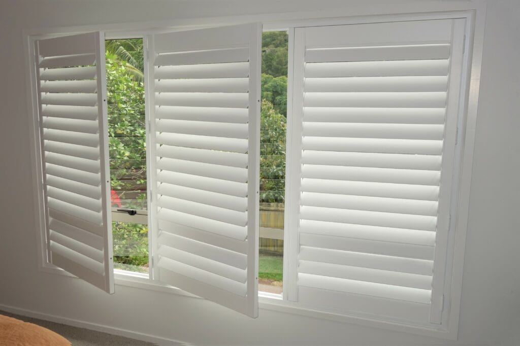 PVC shutters - bedroom