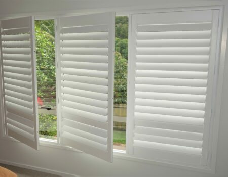 PVC shutters - bedroom