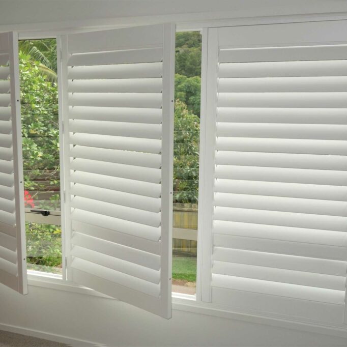 PVC shutters - bedroom