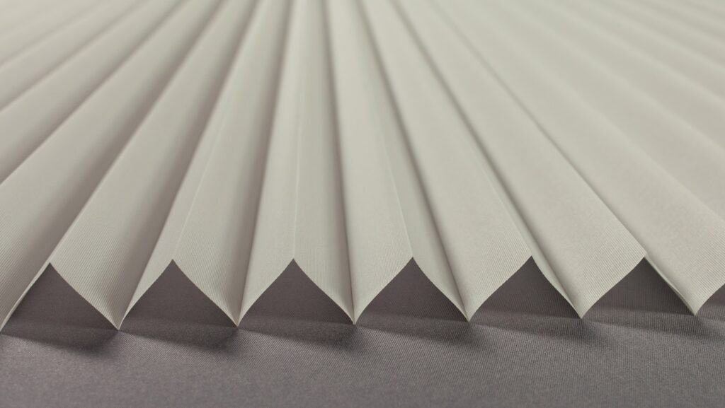 Pleated blinds fabric