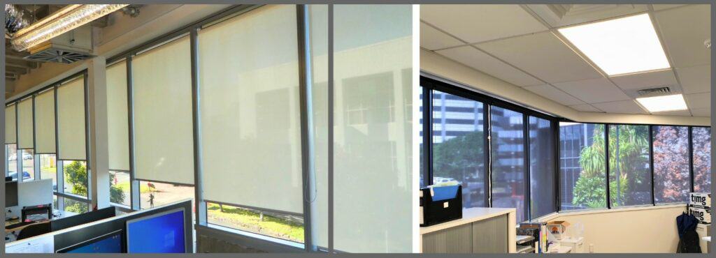 Roller blinds - commercial