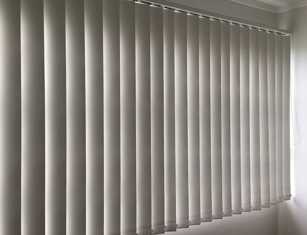 Vertical blinds for commercial projects