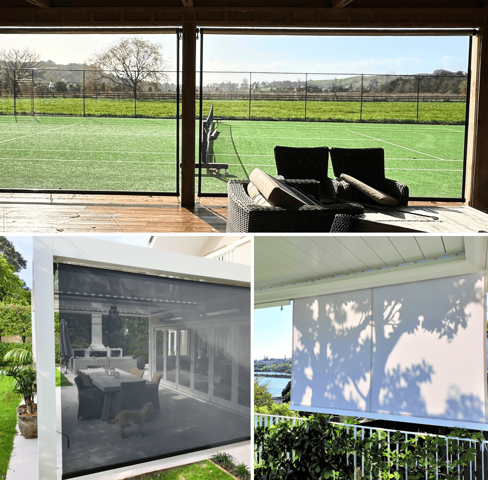 Omni Screen - Drop Down Outdoor Screens | SunGuard