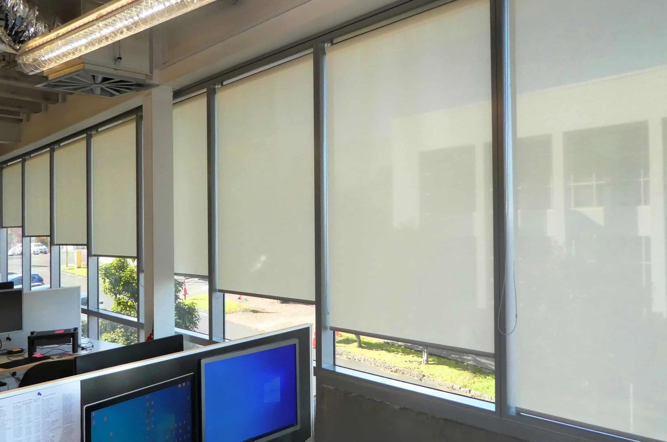 Commercial indoor shades