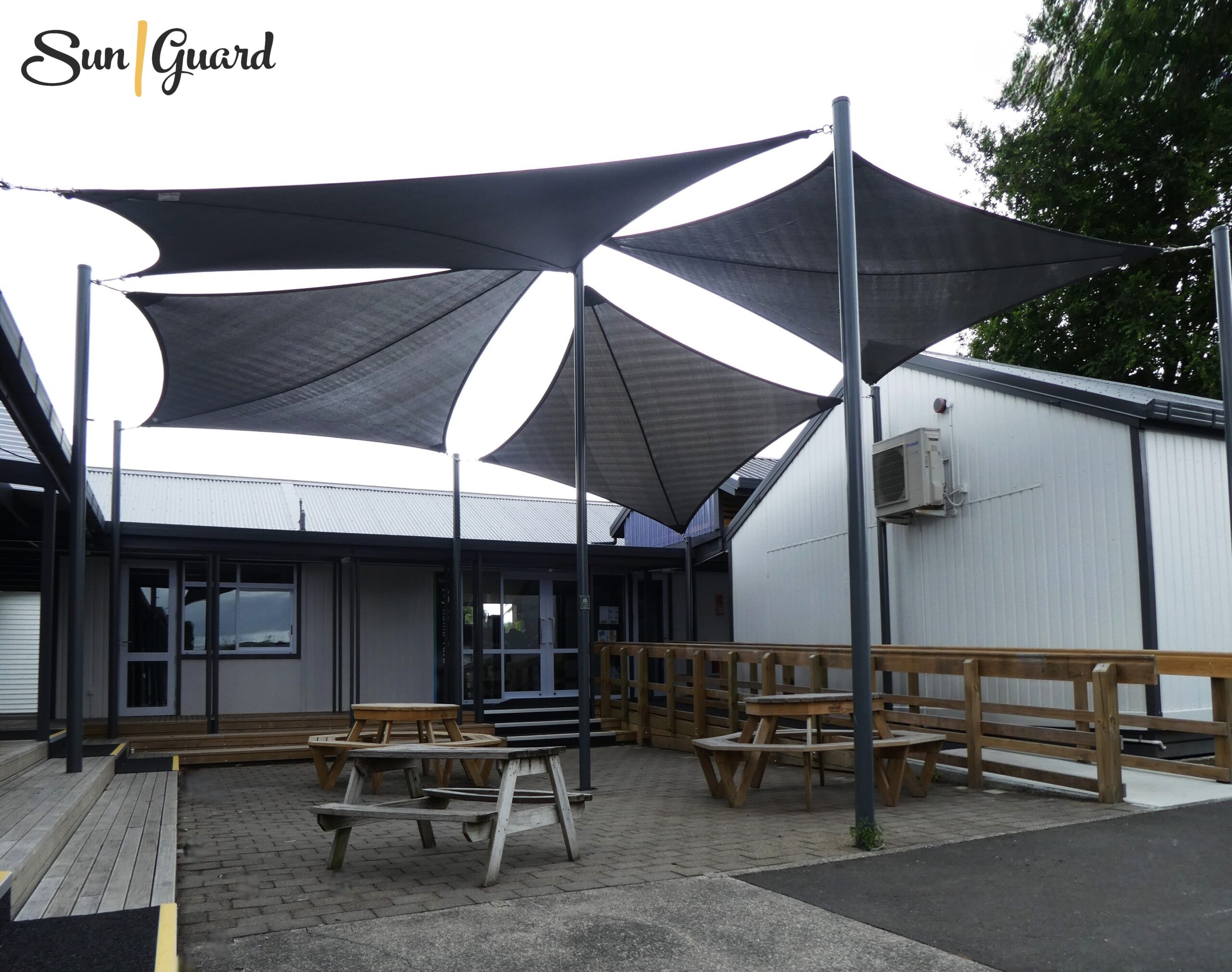 Commercial grade shade sails