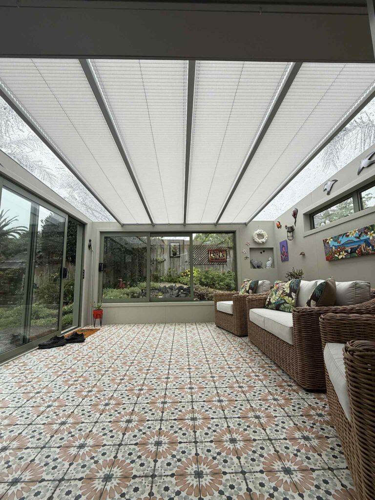 Cosiflor Pleated Blinds in Mangawhai Heads