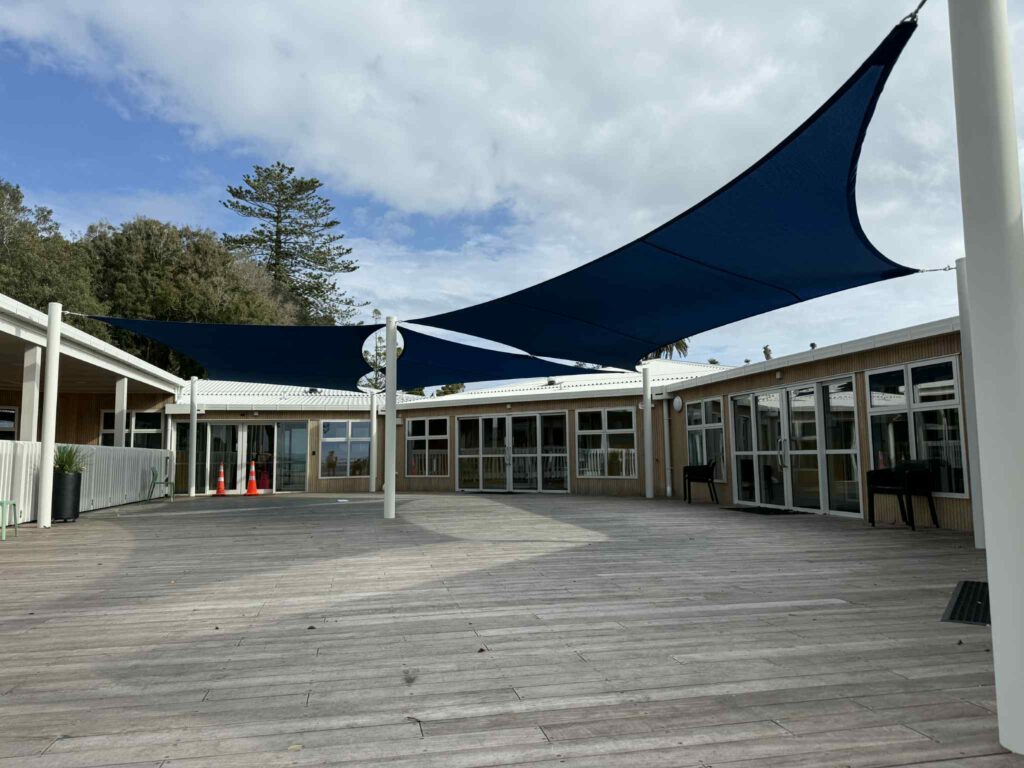 Shade sails - Wilson House, Auckland