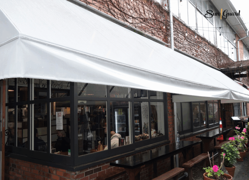 Fixed Frame Awning in Ponsonby Central