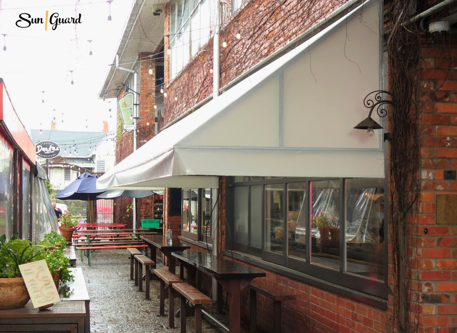 Fixed Frame Awning in Ponsonby Central