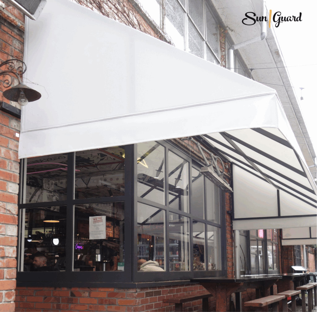 Fixed Frame Awning in Ponsonby Central