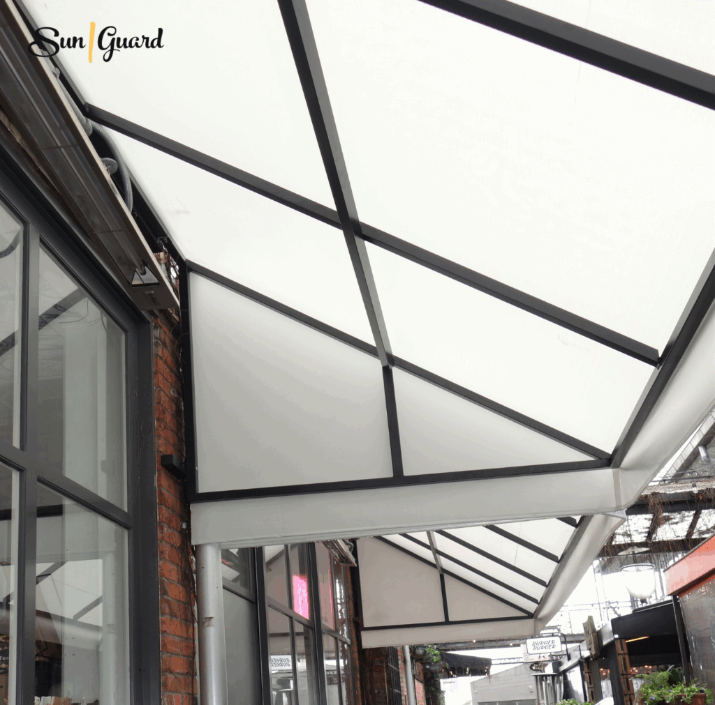 Fixed Frame Awning in Ponsonby Central