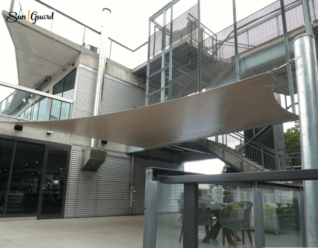Waterproof shade sail in Next Gen Club, Auckland