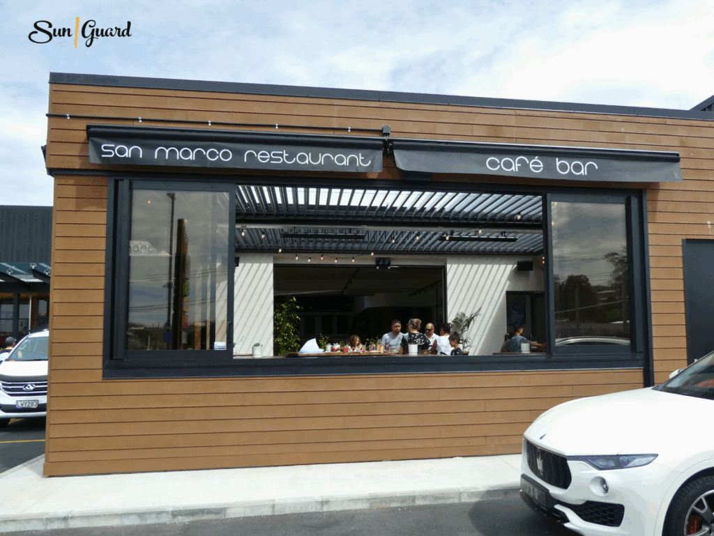 San Marco Restaurant SunGuard Awnings
