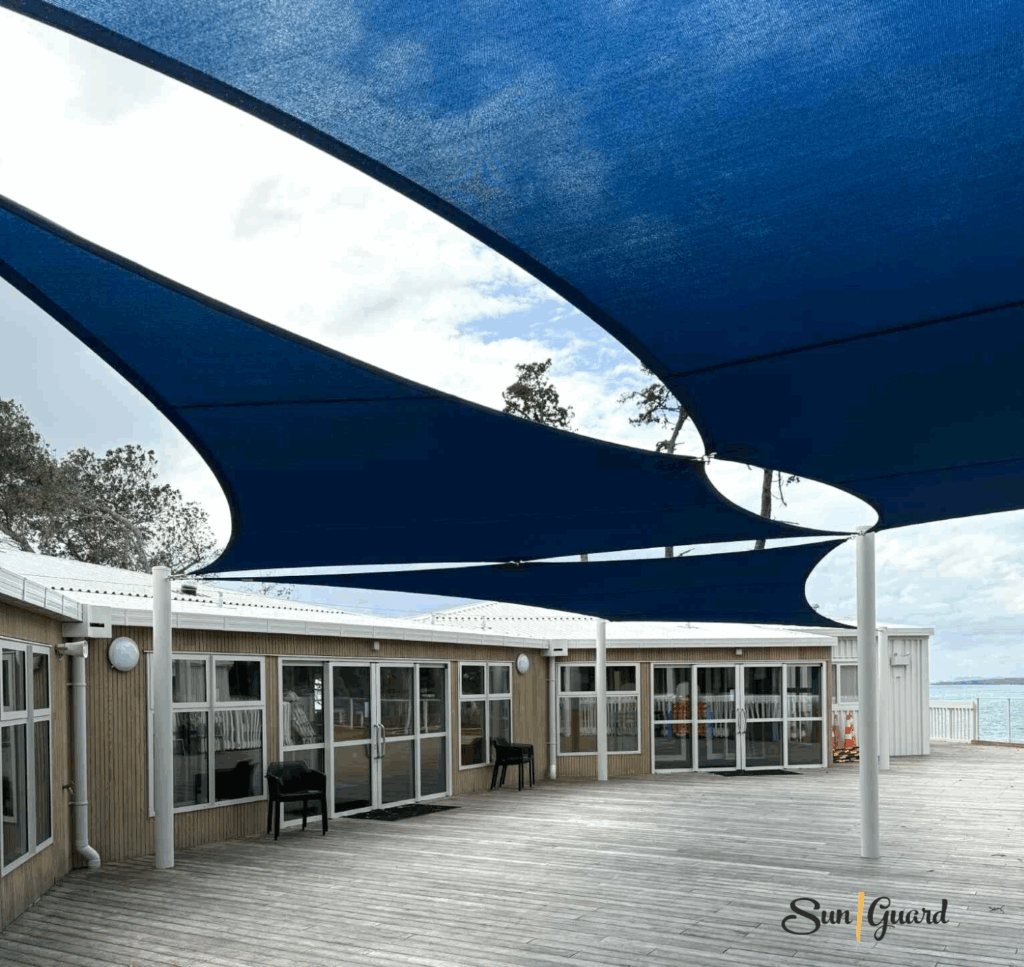 Shade Sails SunGuard Auckland Hauraki Wilson Home