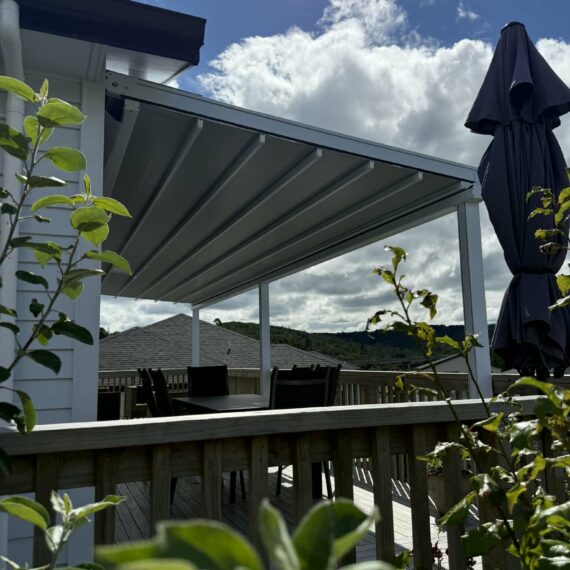 Omega Pergola roof in Orewa
