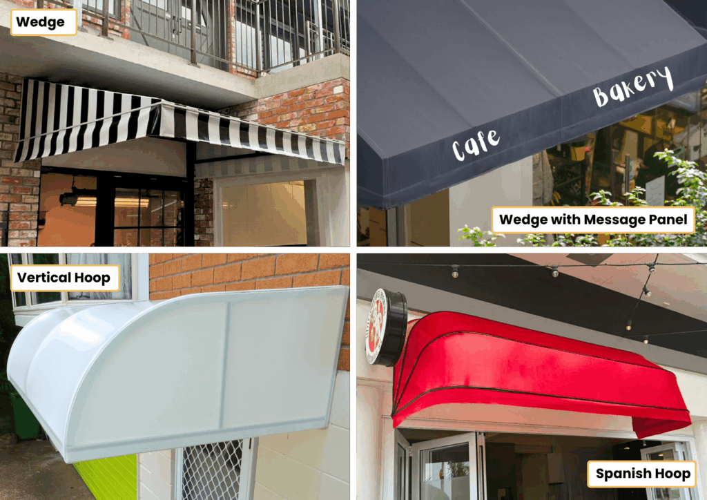 fixed frame awnings types SunGuard NZ