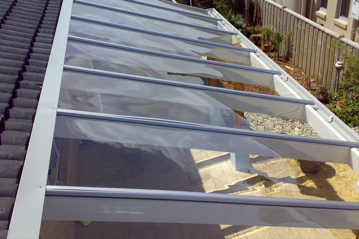 SunGlaze Pergola Clear panels