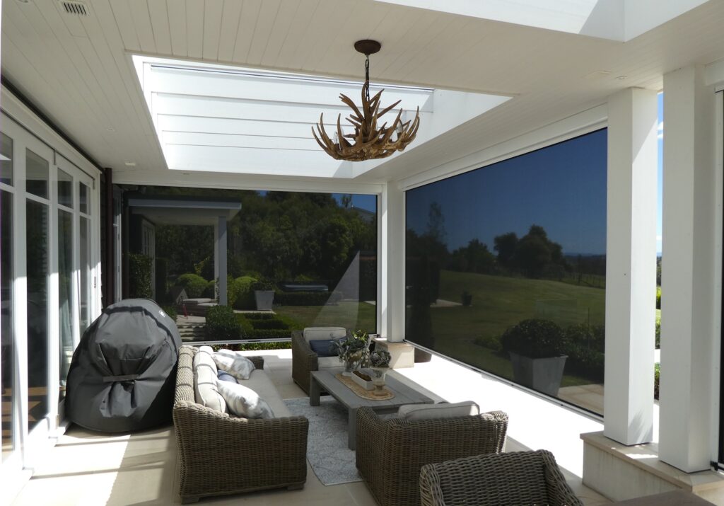 Ziptrak blinds - mesh fabric