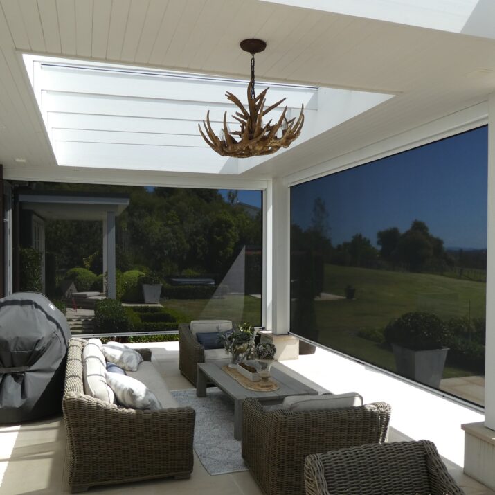 Ziptrak blinds - mesh fabric