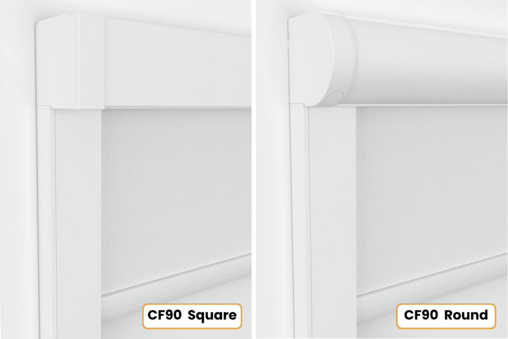 Dim out cassette for roller blinds