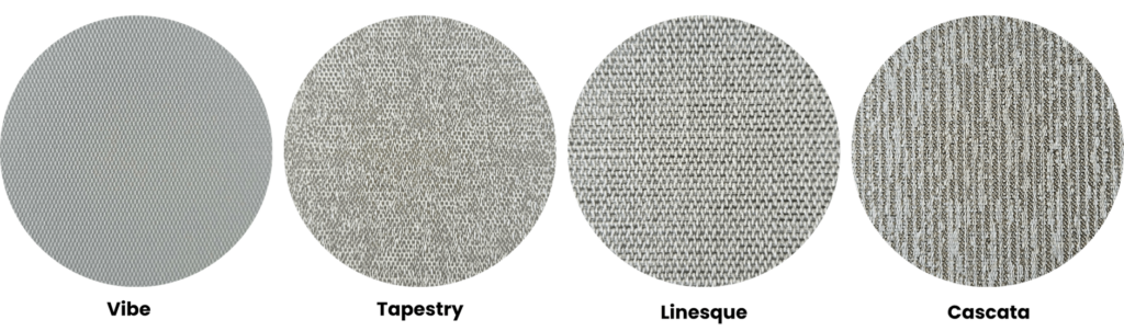 Popular roller fabric ranges