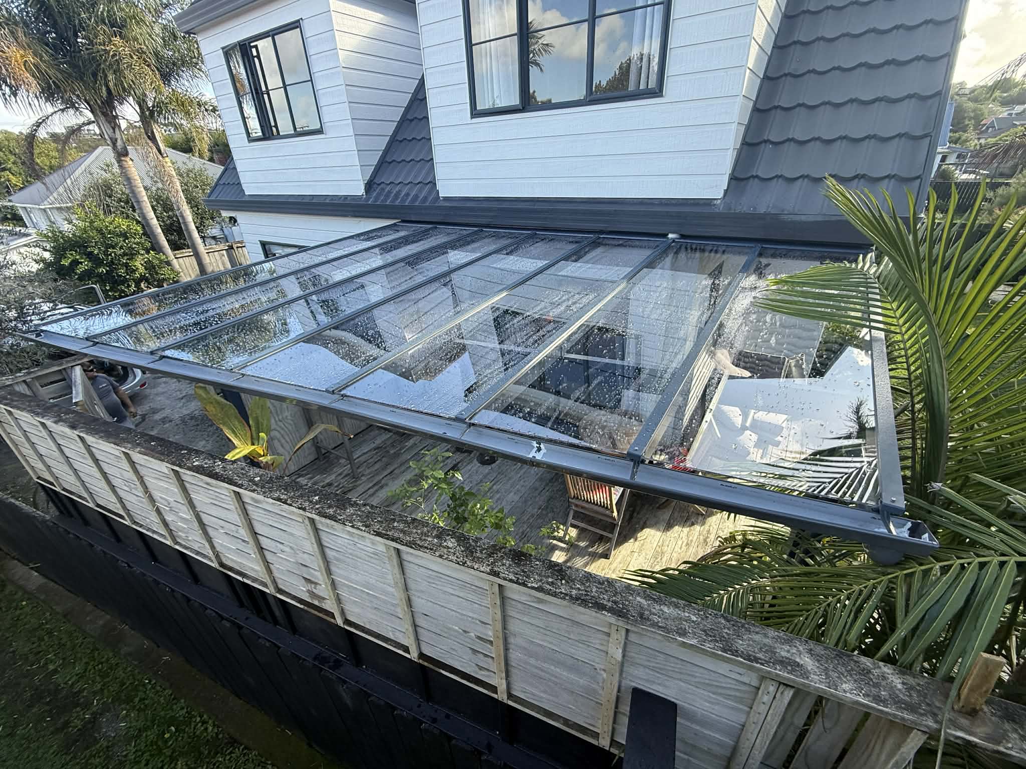 SunGuard UGS Clear Pergola in Ellerslie