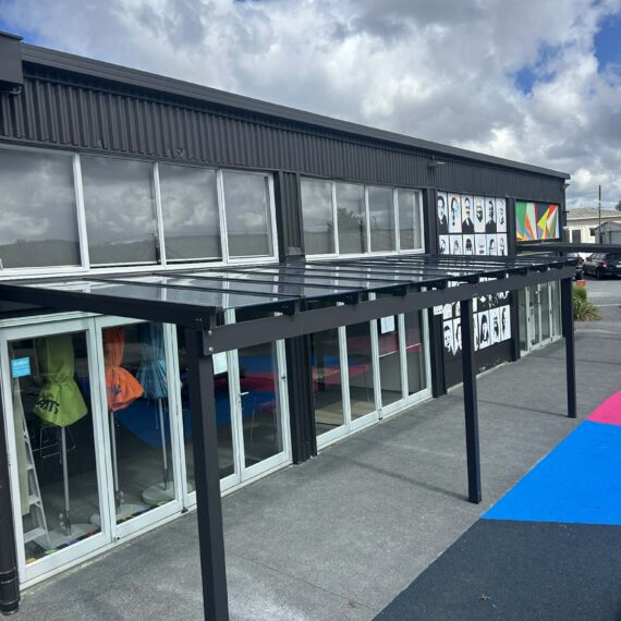 ClearVue Pergola for Kumeu Arts Centre