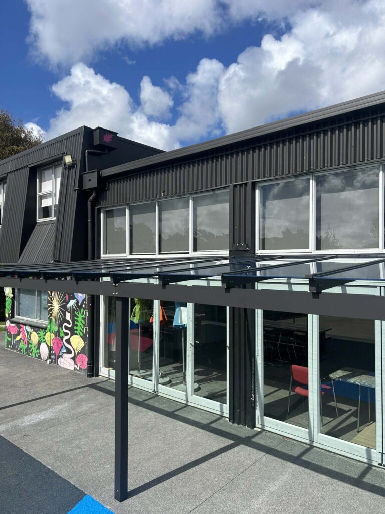 ClearVue Pergola for Kumeu Arts Centre