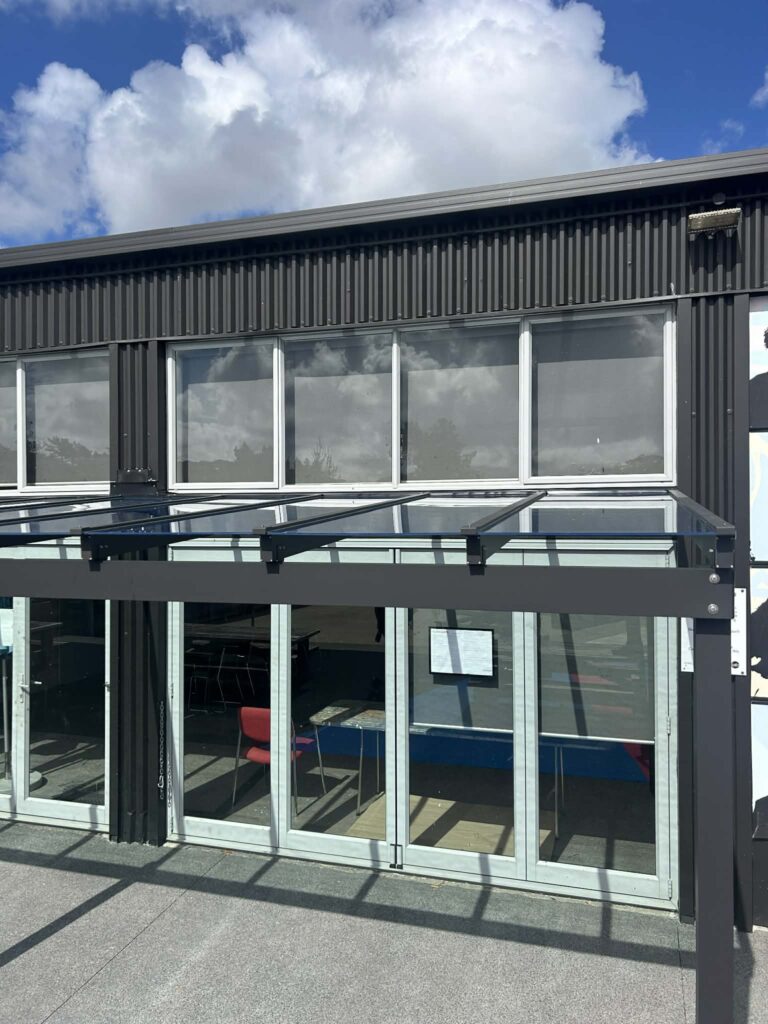 ClearVue Pergola for Kumeu Arts Centre