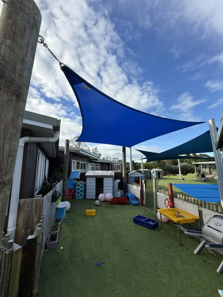 Commercial Project – Custom Shade Sail for Te Kohanga Reo o Hoani Waititi Marae