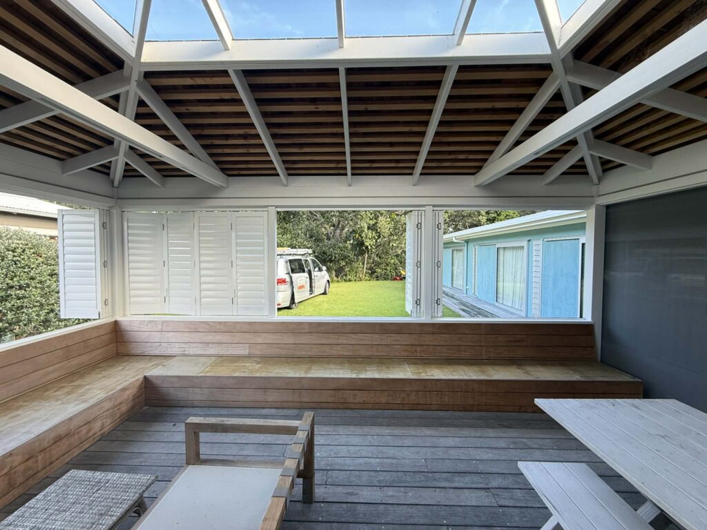 Muriwai Aluminium Shutters on Waiheke