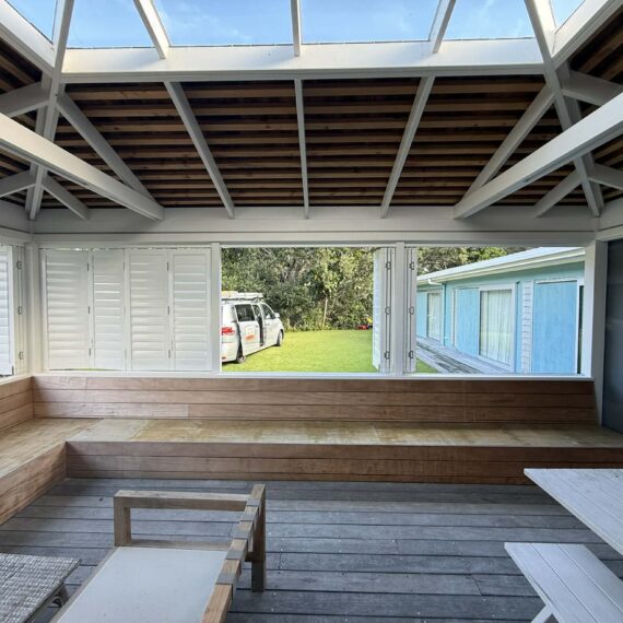 Muriwai Aluminium Shutters on Waiheke