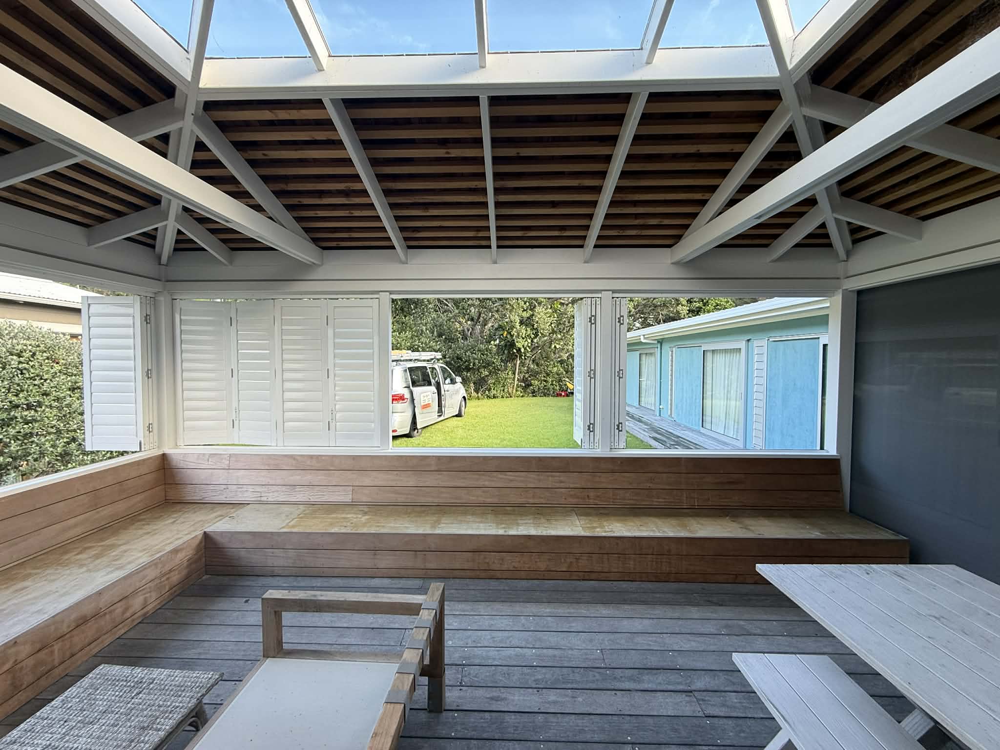 Muriwai Aluminium Shutters on Waiheke
