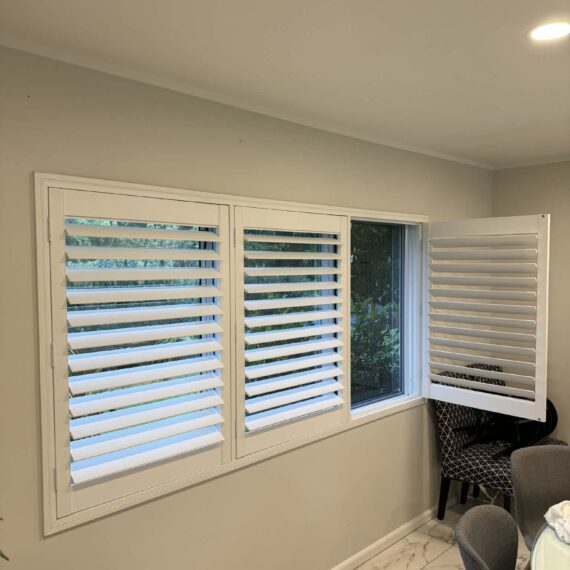 Omaha PVC Shutters in Alfriston