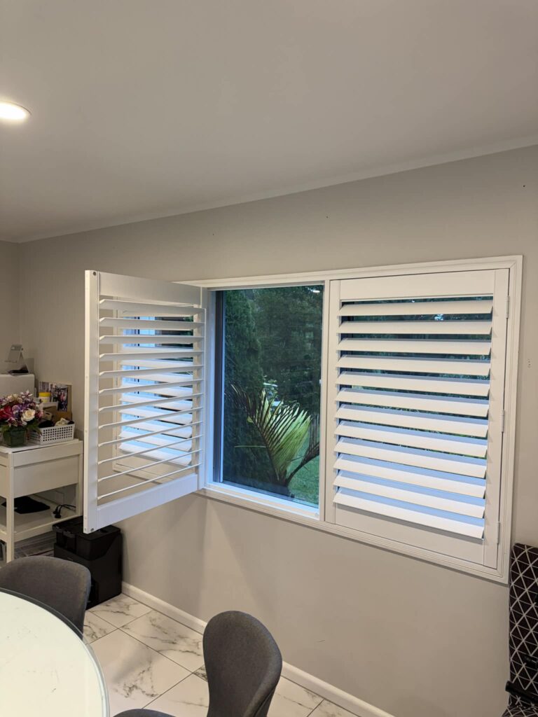 Omaha PVC Shutters in Alfriston