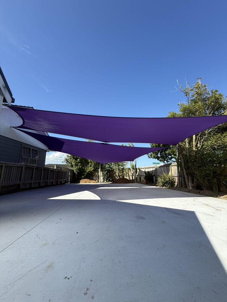 Monotec 370 Shade Sails in Jazzberry Purple