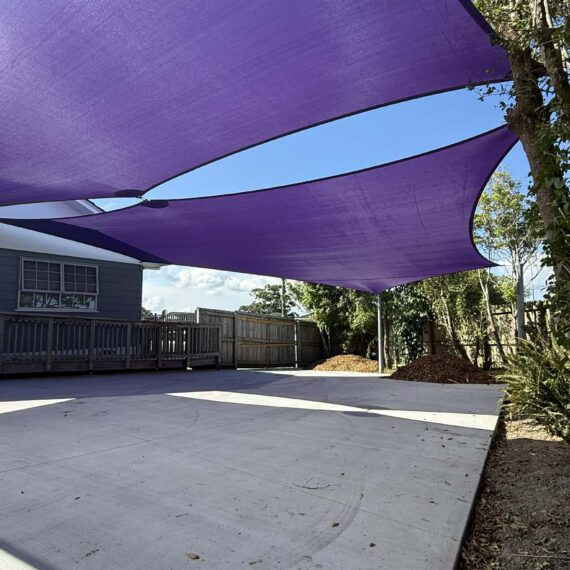 Monotec 370 Shade Sails in Jazzberry Purple